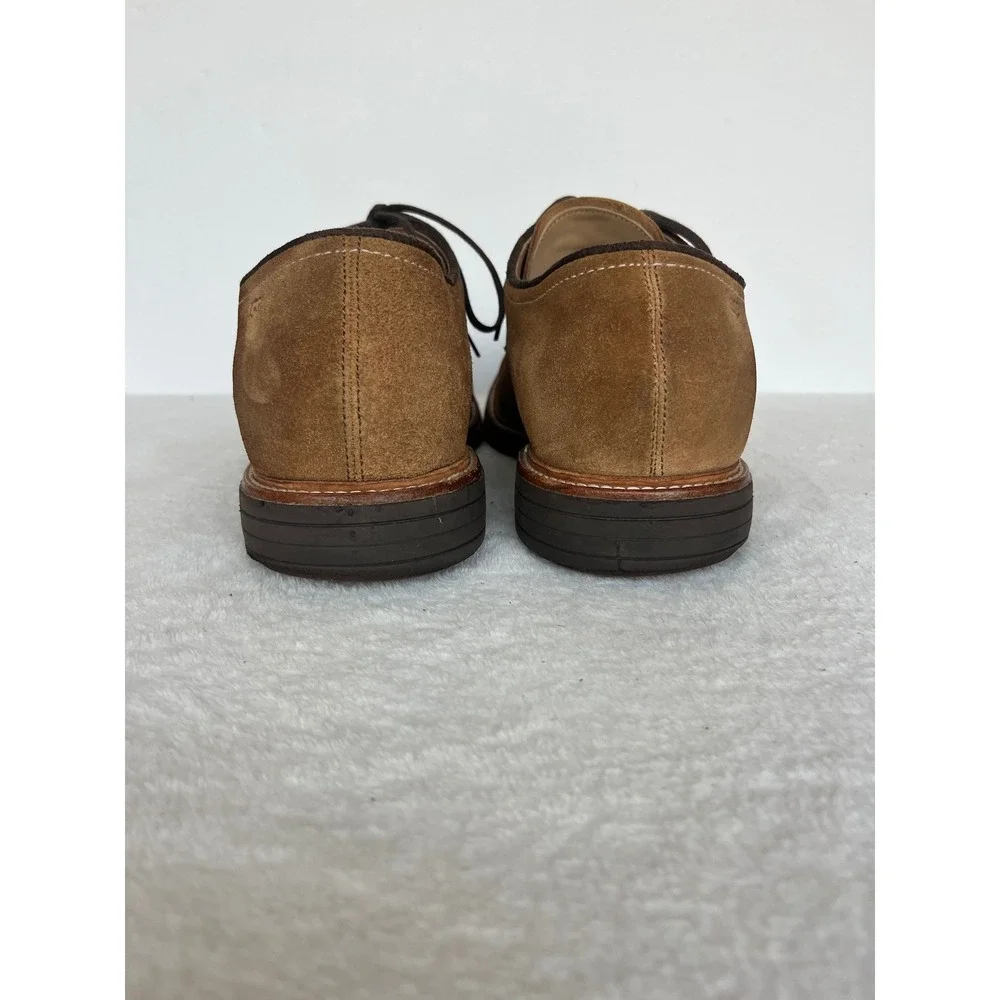 UGG Jovin Oxford Men's 11 Chestnut Buck Suede Derby Shoes Comfort Treadlite Lace